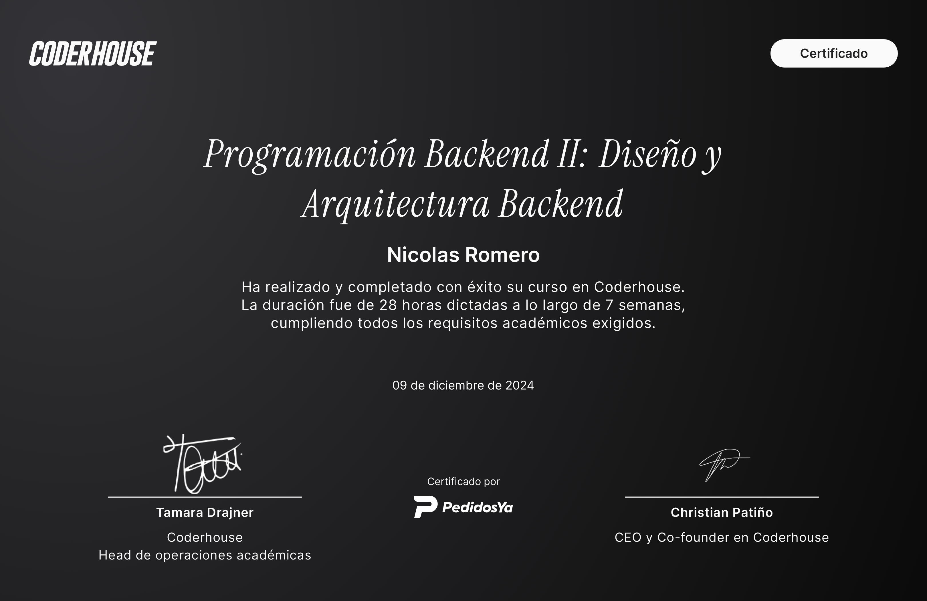 Backend II