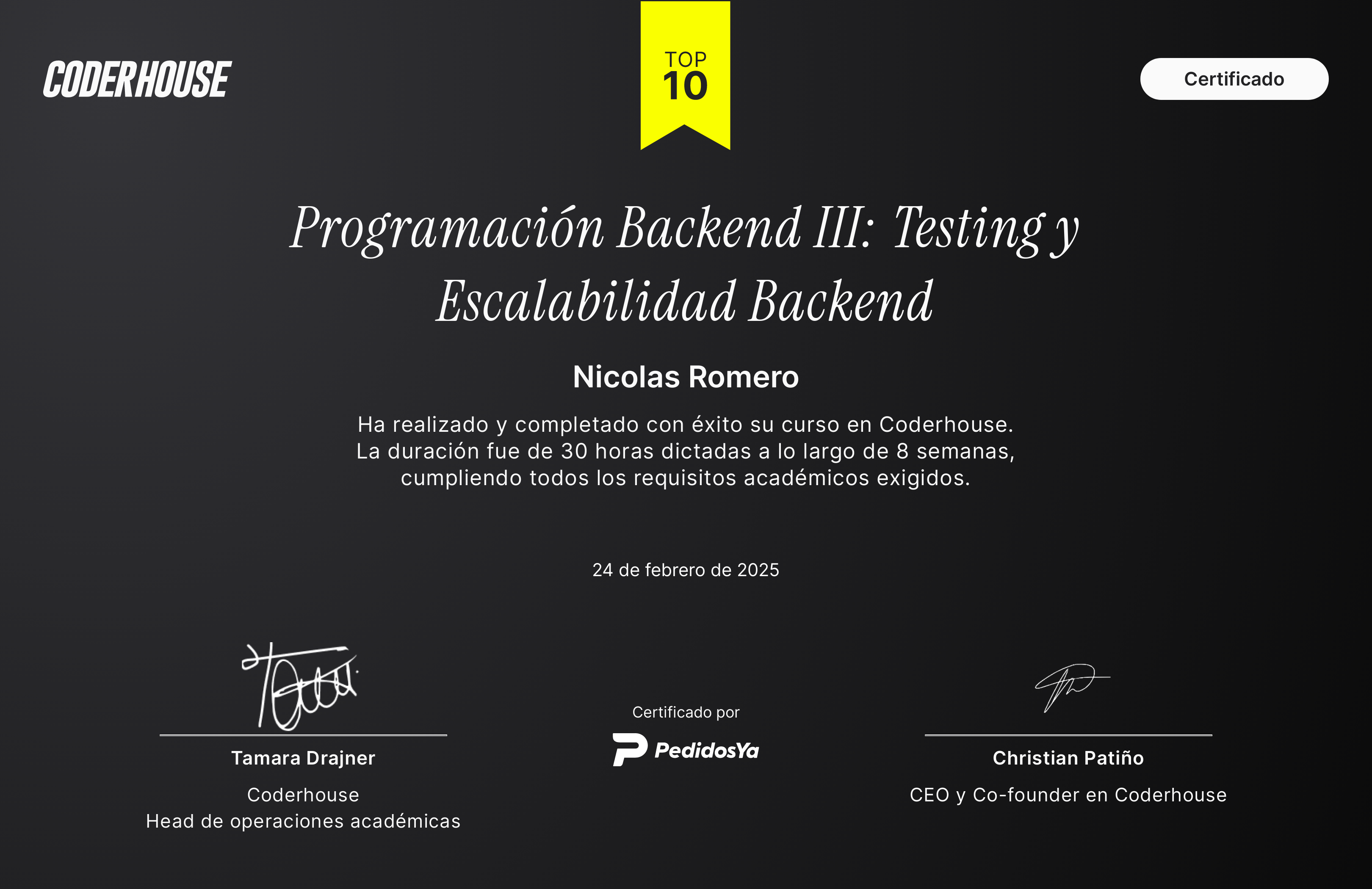 Backend III