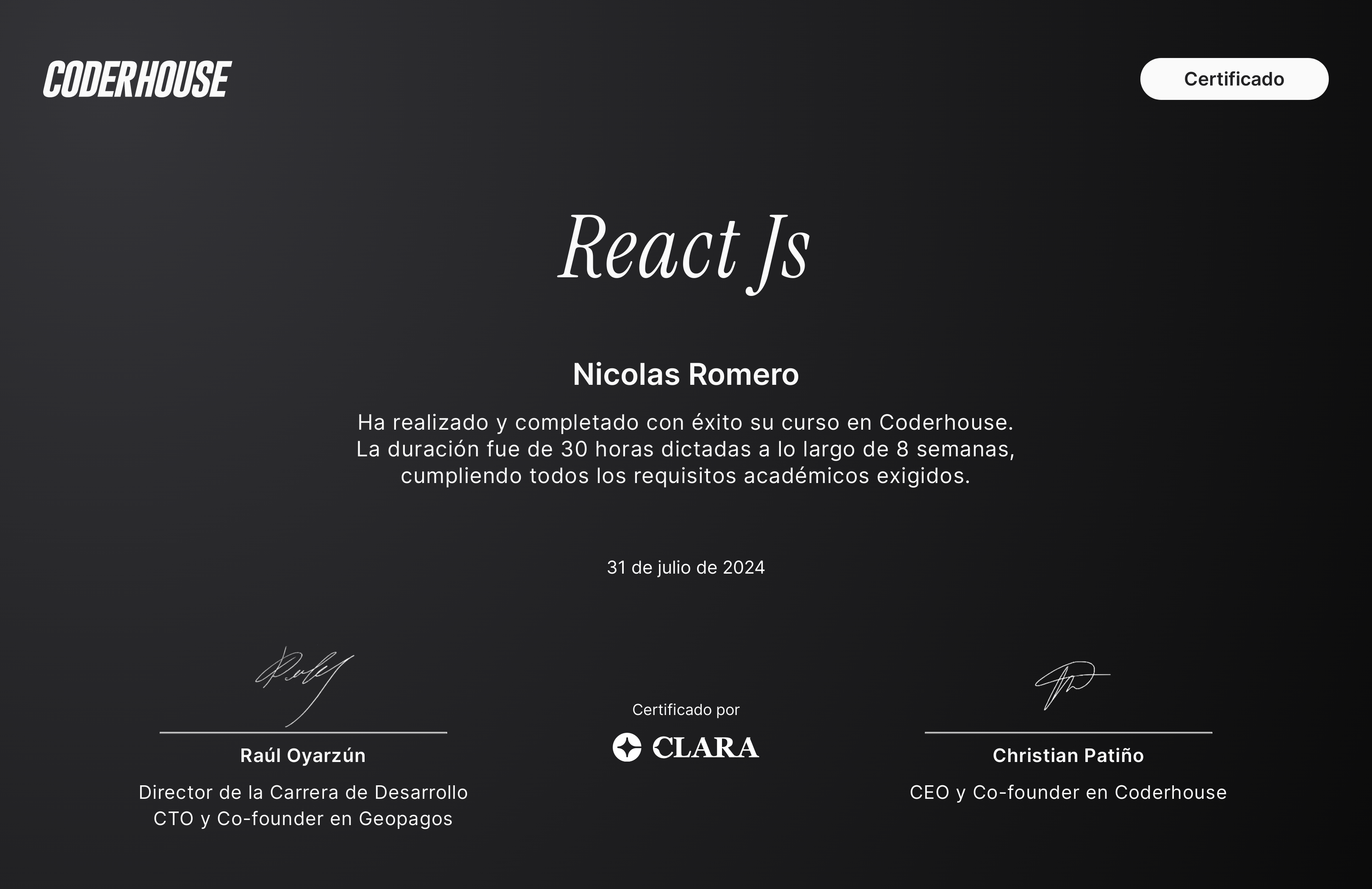 React