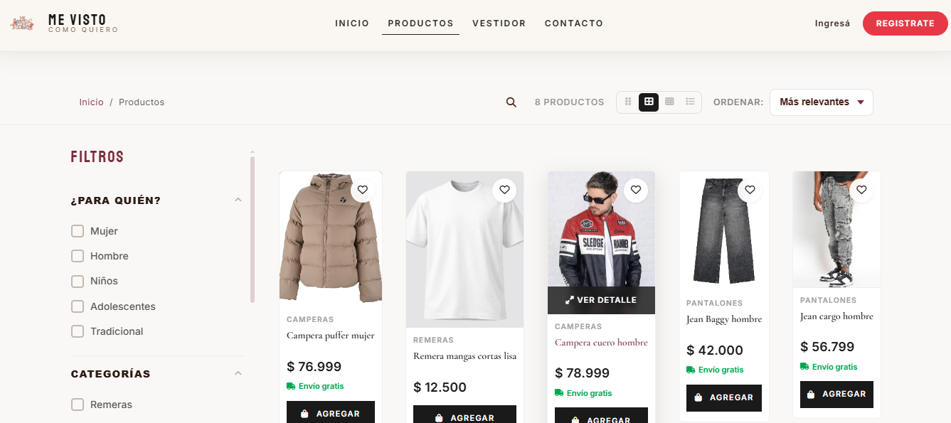 MeVistoComoQuiero - Vista 2