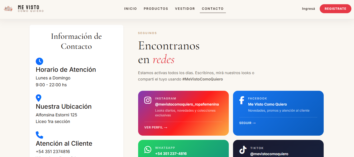 MeVistoComoQuiero - Backend