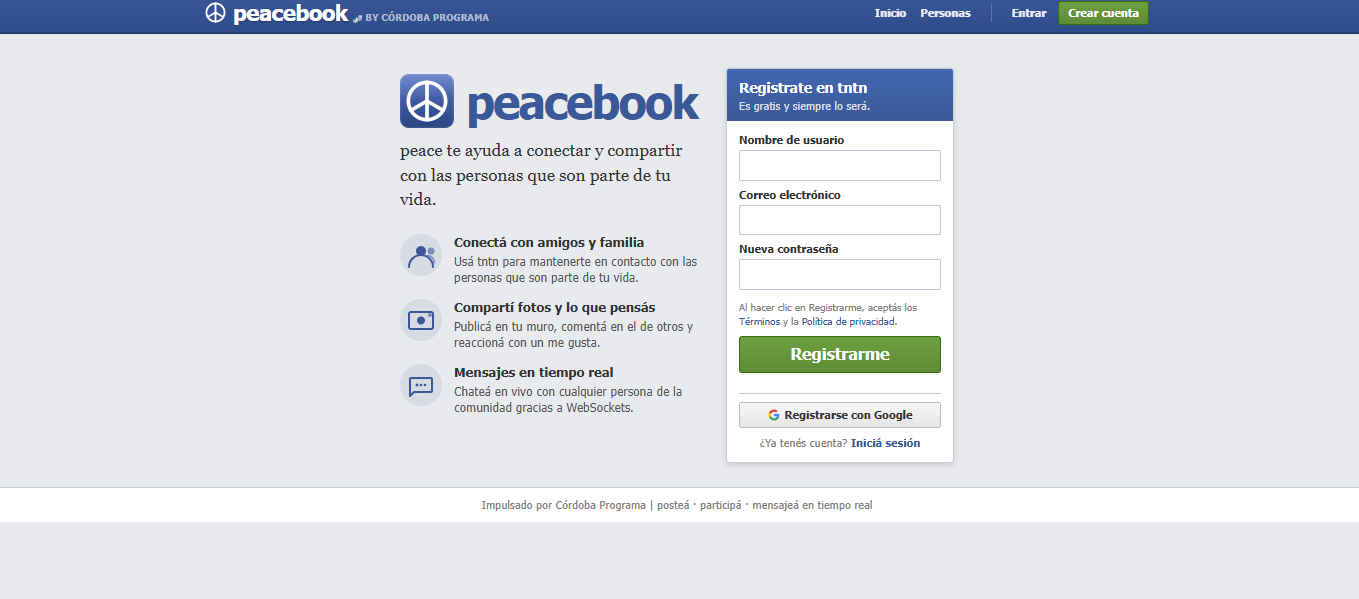 peacebook